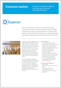 Consumer markets