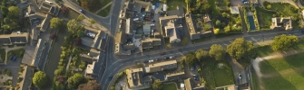 Public sector - aerial view of a town