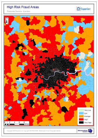 London high-risk fraud areas