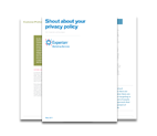 Shout about your privacy policy