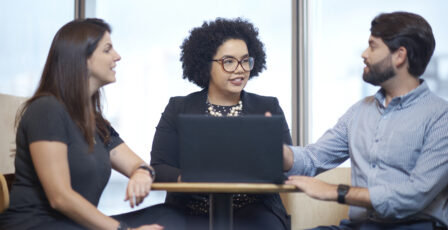 A group of colleagues in a meeting