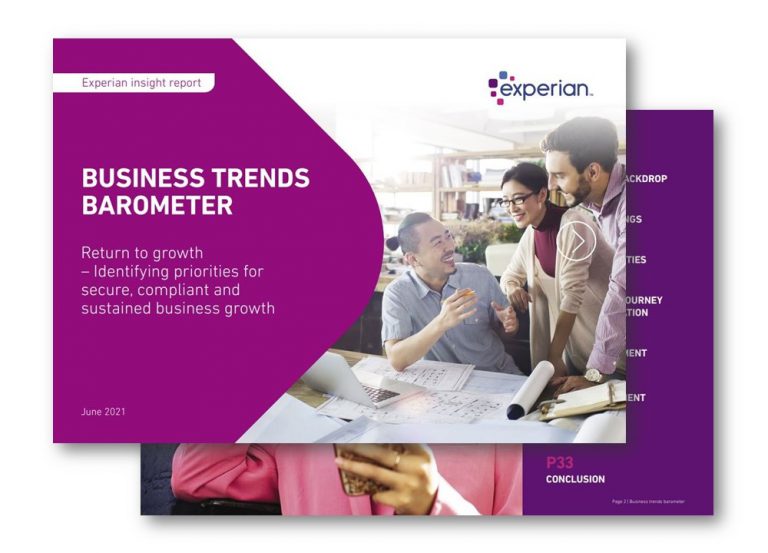 Business Trends Barometer Experian UK