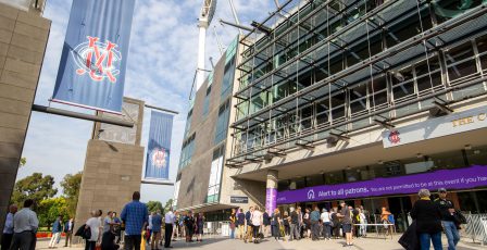 The exterior of Melbourne Cricket Club