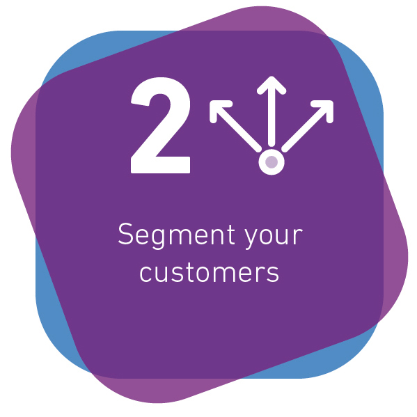 Step 2 Segment your customers