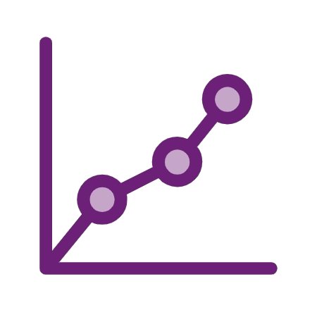 Predicted graph icon