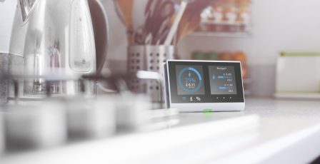 Smart meter in the kitchen