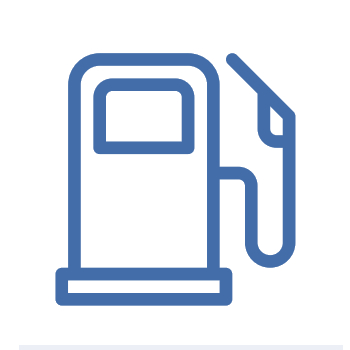 Icon showing fuel