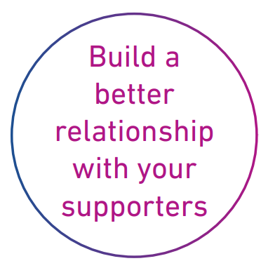 Build a better relationship with your supporters