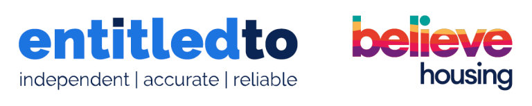 entitledto and believe housing logos