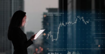 Governance manager evaluating company data