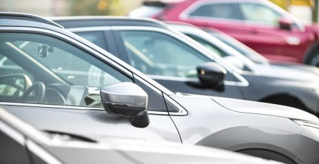 Users cars at a dealership