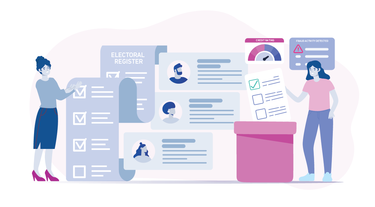 decorative illustration of the electoral register