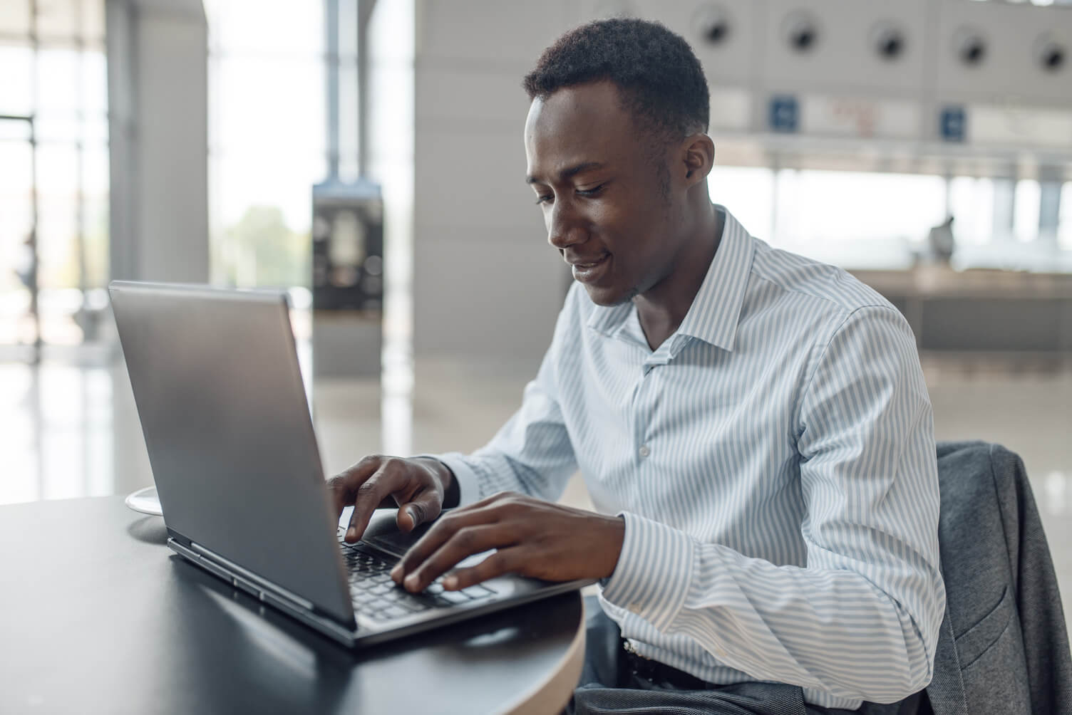 Man on a laptop